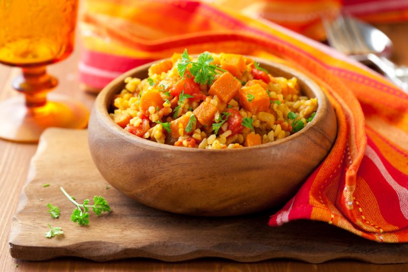 Bulgur with vegetables: recipe with photo